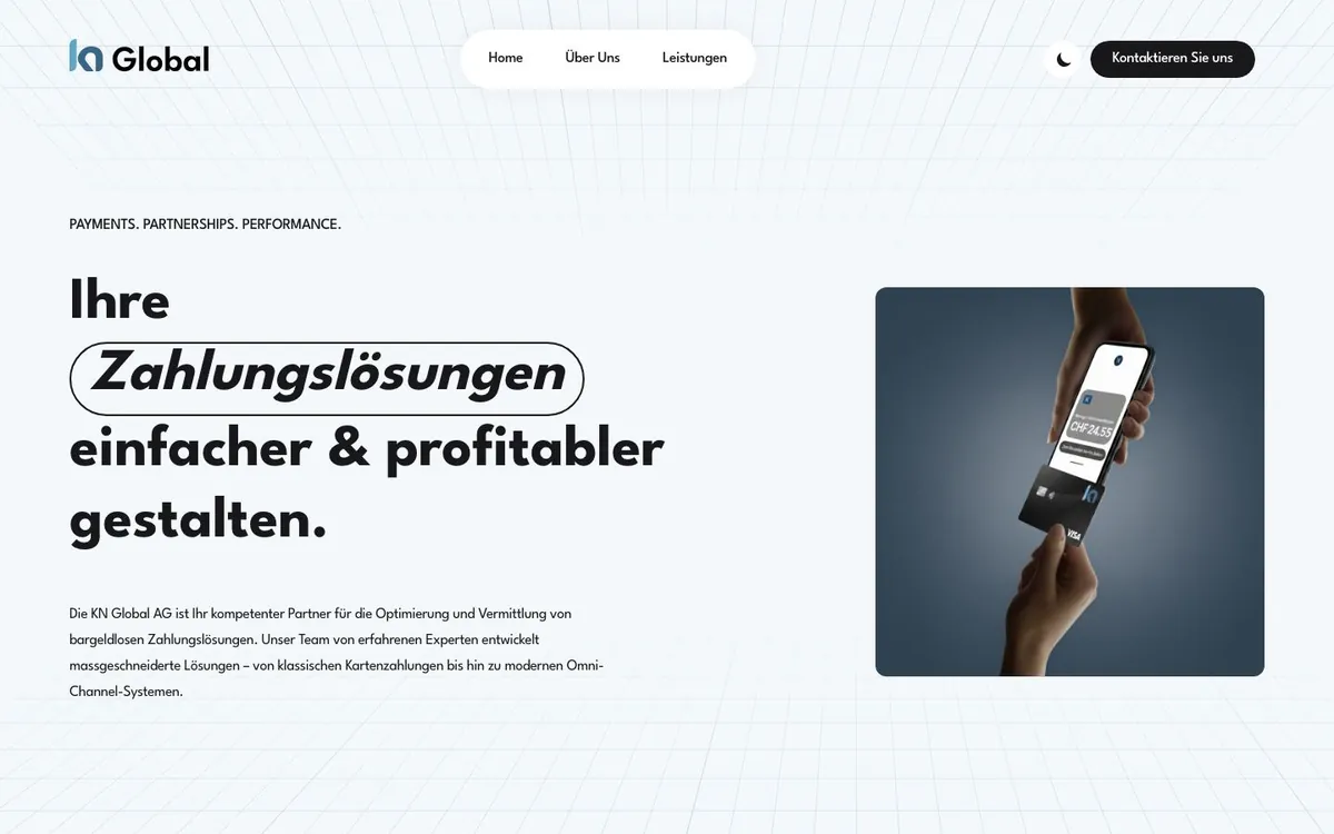 Website der KN Global AG